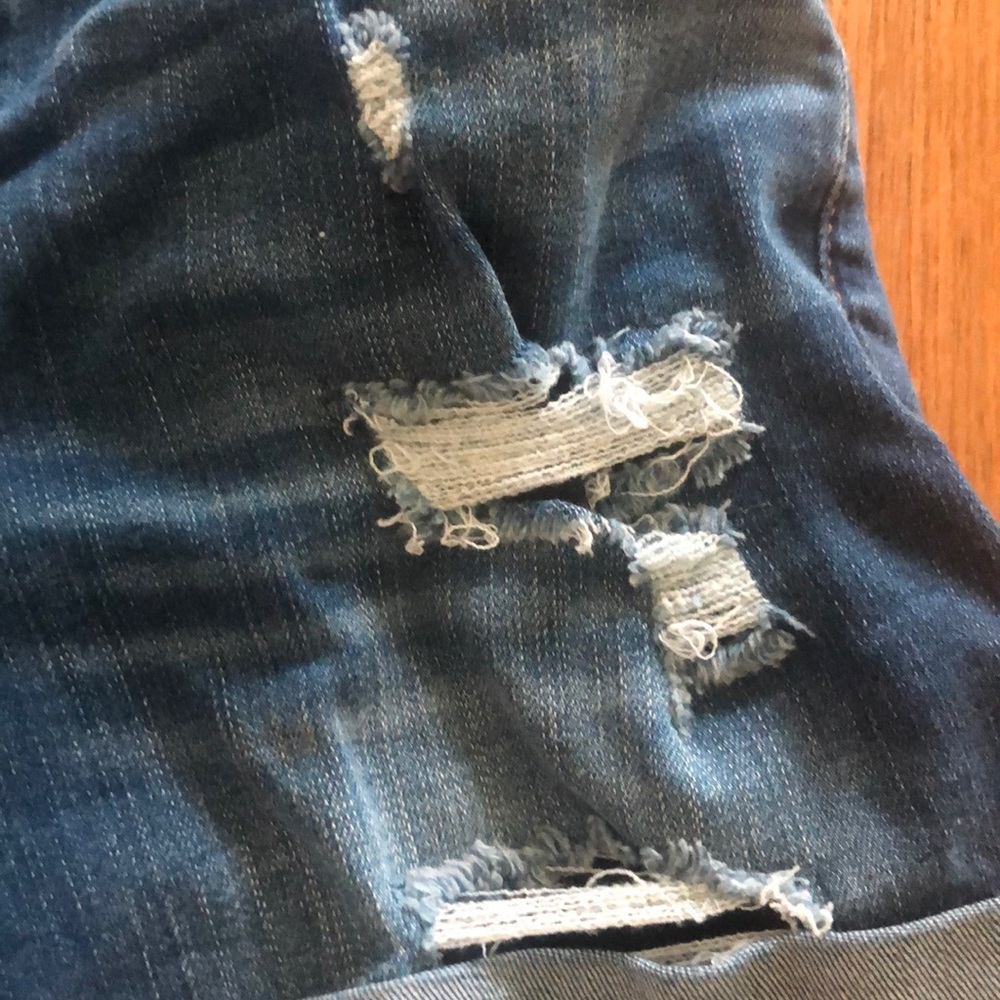 Distressed Jean Shorts - Picture 2 of 4